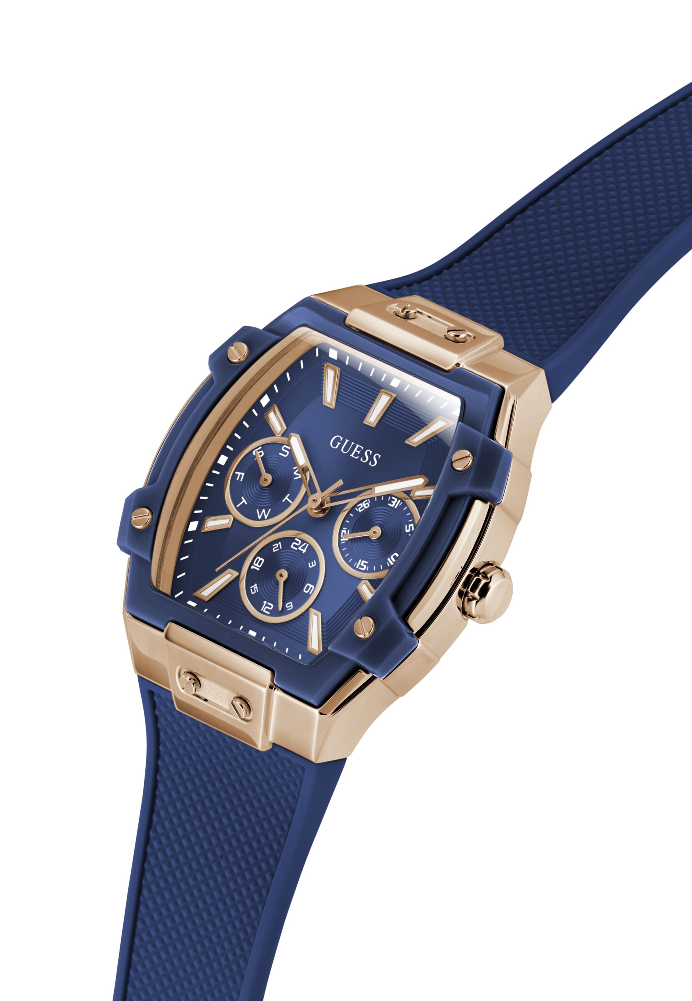 GUESS Analoguhr 'PHOENIX' in Blau