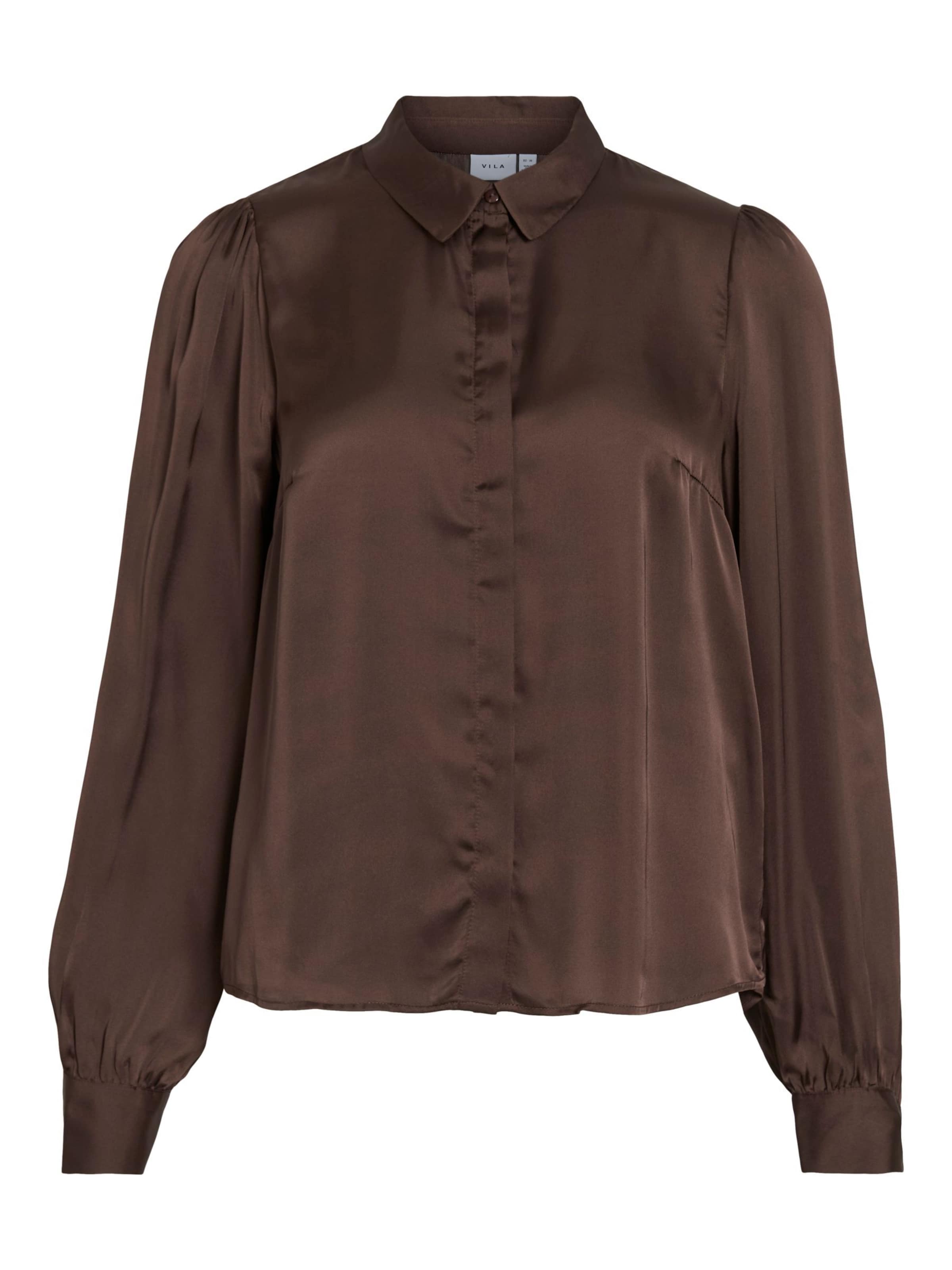 VILA - Blusa 'VISofie' en marrón: frente