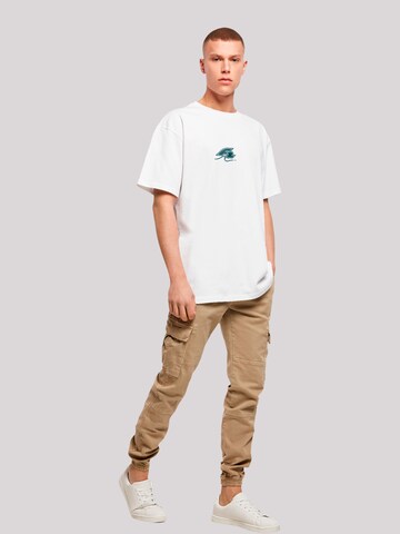 F2 Shirt 'F2 Surfers Sunset Sommer Vibes' in White