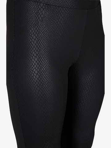 Skinny Leggings de la Zizzi pe negru