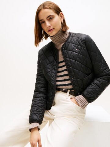 TOMMY HILFIGER Kevad-sügisjope, värv must