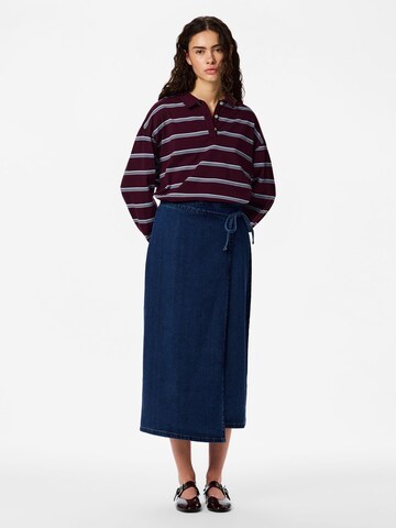 Gonna 'PCFlora' di PIECES in blu