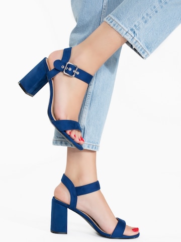 Sandalo con cinturino 'Chanay' di Celena in blu