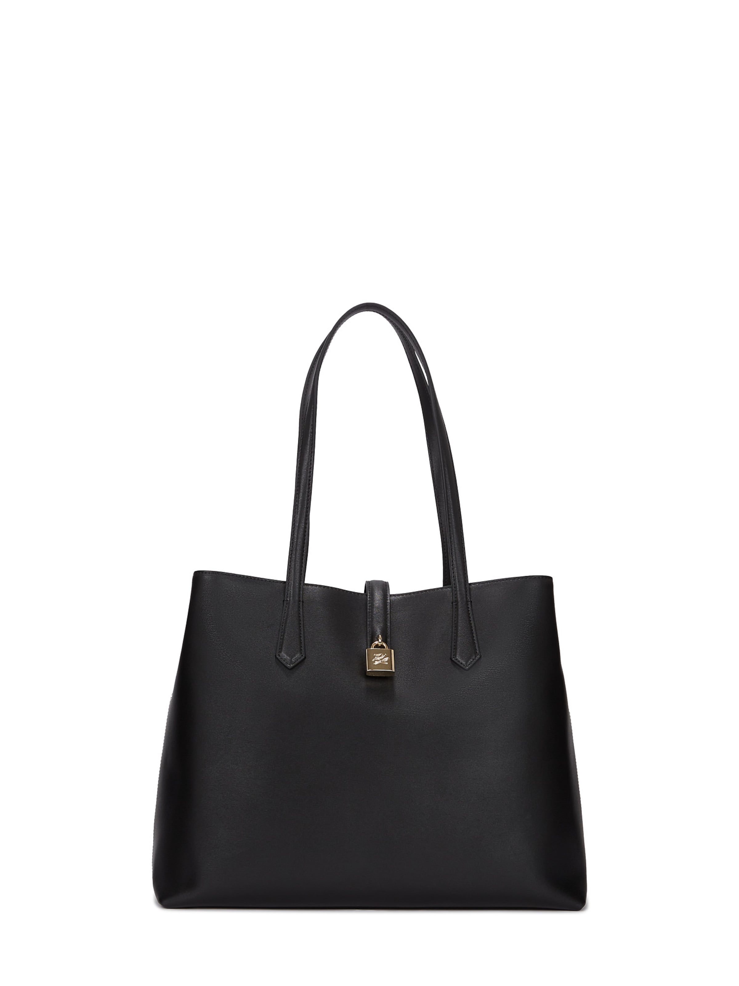 Karl Lagerfeld Μεγάλη τσάντα 'AUTOGRAPH' σε μαύρο: μπροστά