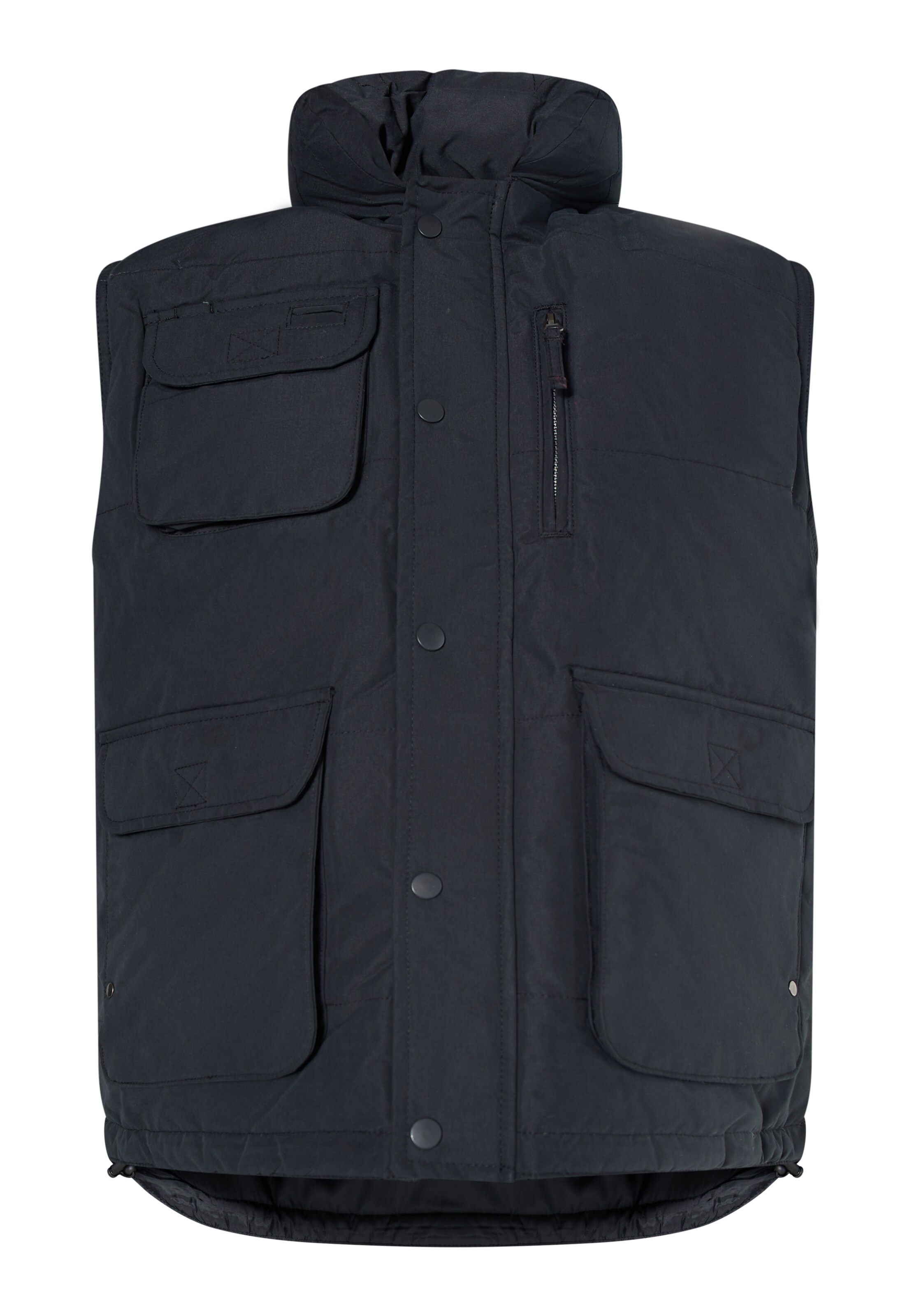 TUFFSKULL Vest in Black: front