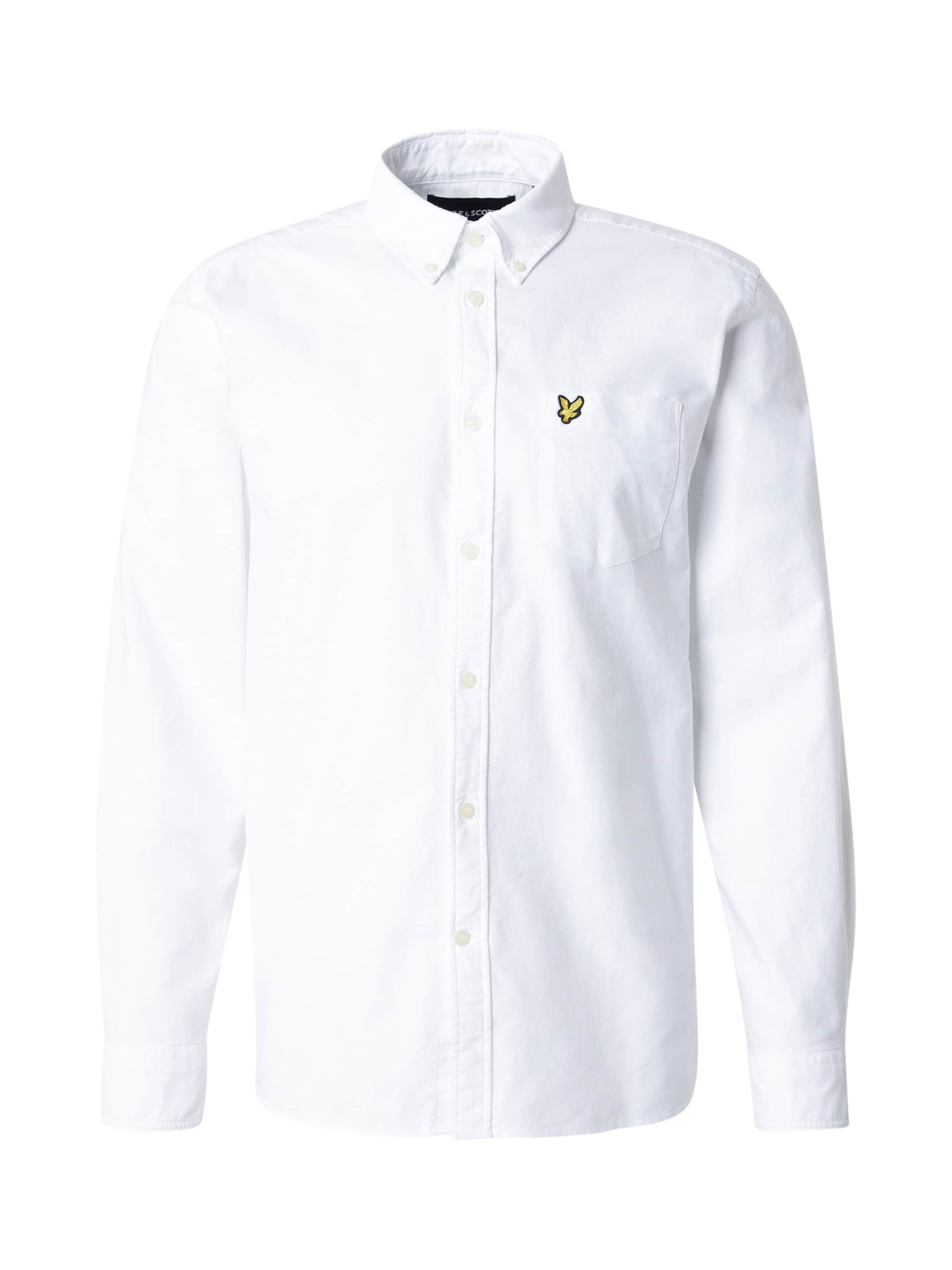 Lyle & Scott Regular Fit Hemd in Weiß: Vorderseite