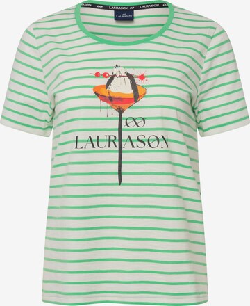 T-shirt LAURASØN en vert : devant