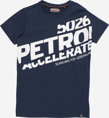 Petrol Industries T-shirt i blå: framsida