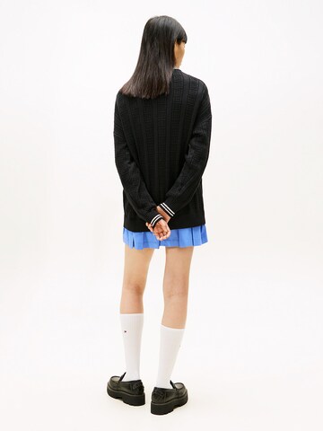 Tommy Jeans Strickjacke in Schwarz