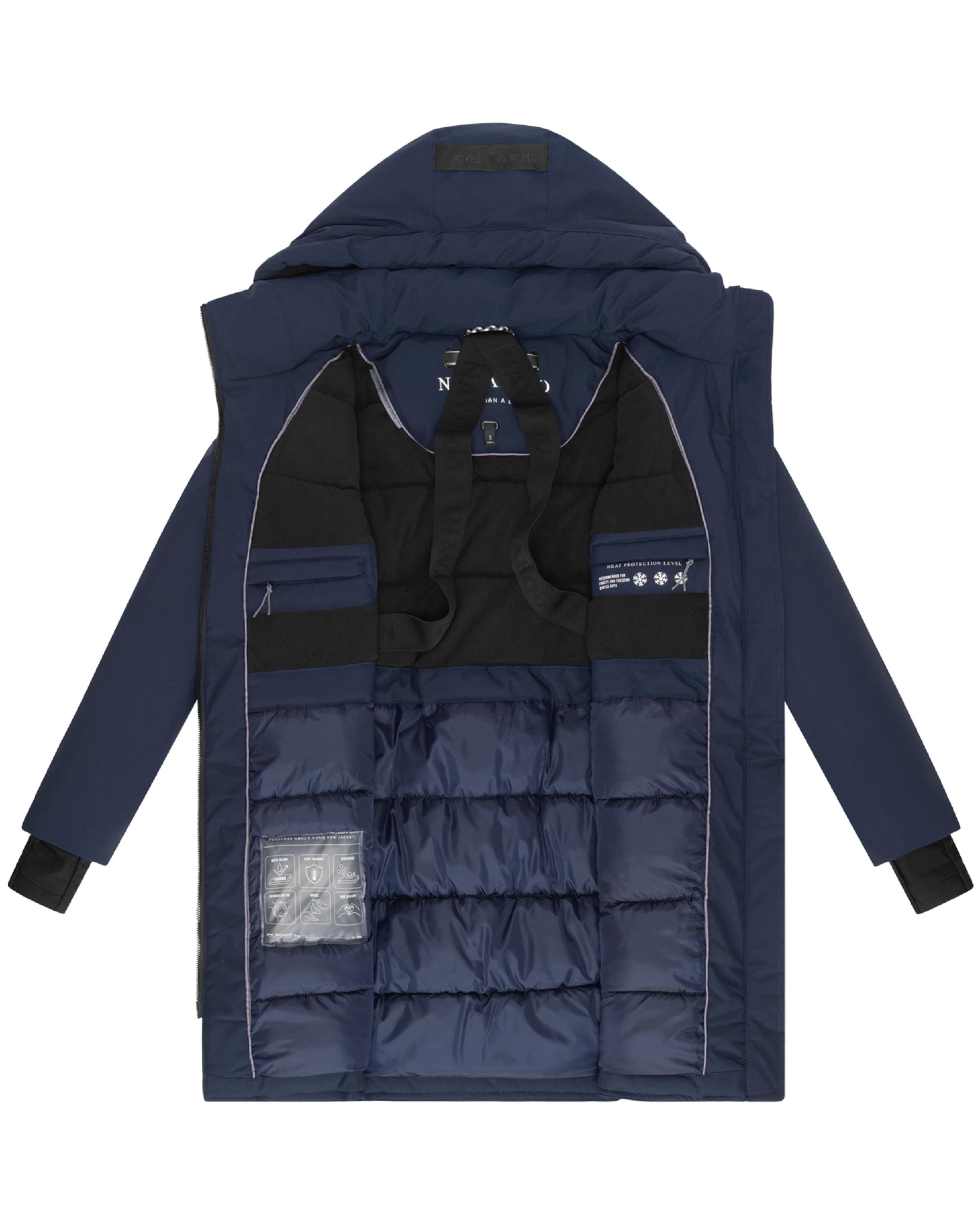 NAVAHOO Funktionsmantel 'Winterzart 14' in Blau