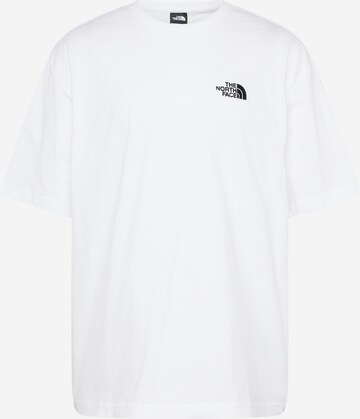 T-Shirt THE NORTH FACE en blanc : devant