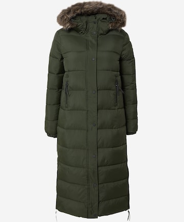 Superdry Зимнее пальто в Зеленый: спереди