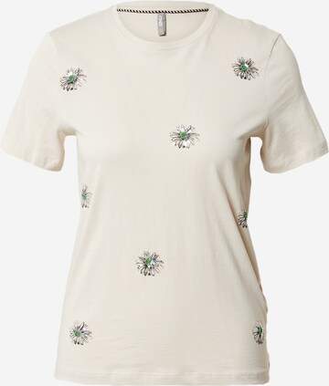 T-shirt 'KITA' ONLY en beige : devant