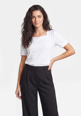 Chemisier usha BLACK LABEL en blanc : devant