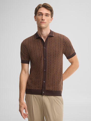 STRELLSON Shirt in Bruin: voorkant