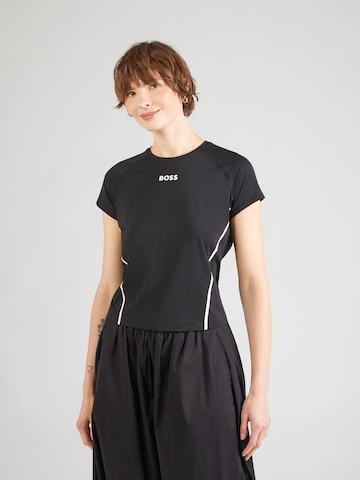 BOSS Shirt 'Elogofit2' in Black: front