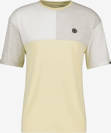 Alife and Kickin - Camiseta 'BennyAK' en amarillo: frente
