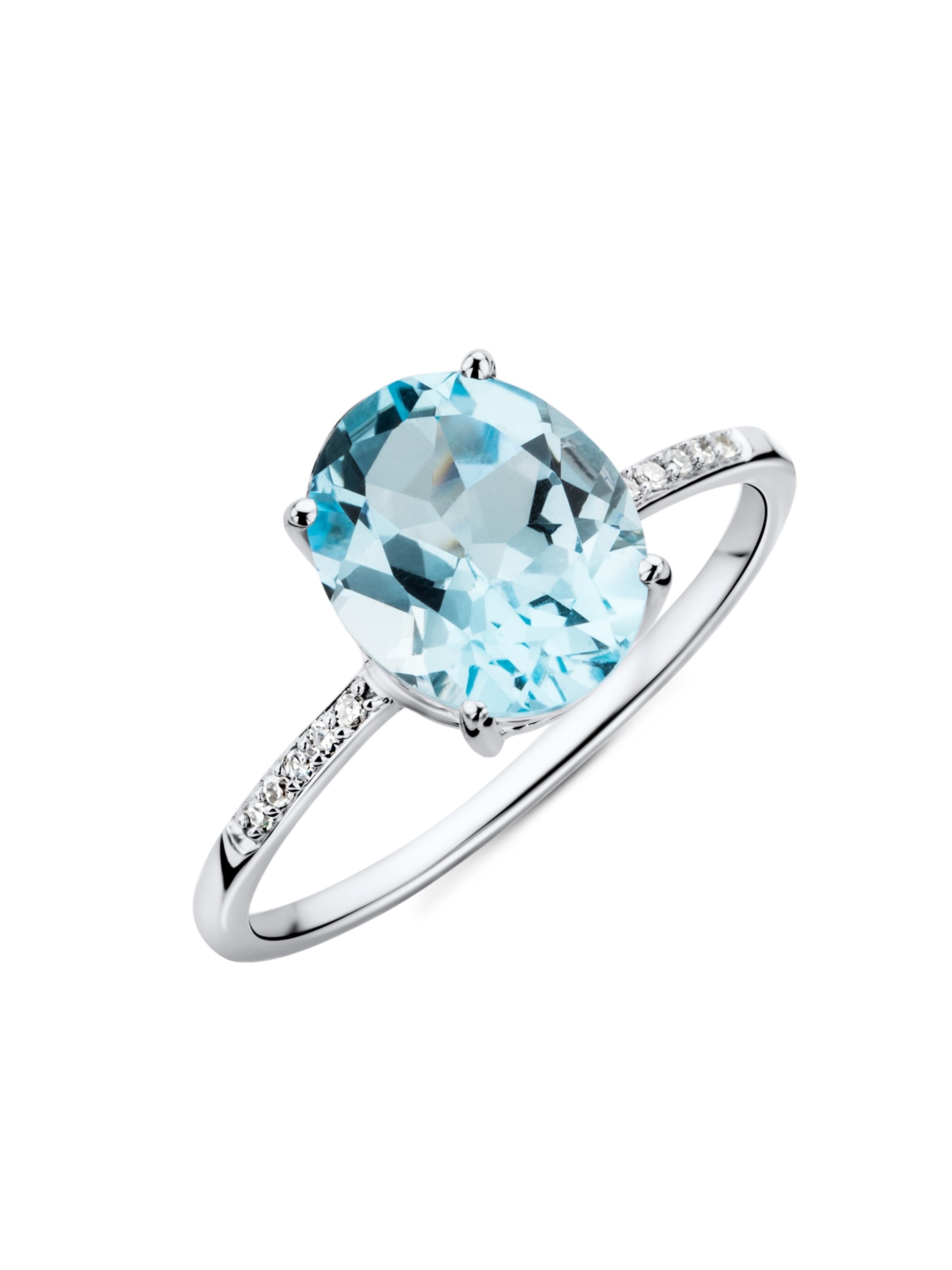 DIAMANT LETERNEL Ring in Silver: front