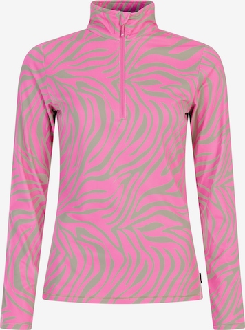 PROTEST Sports sweatshirt 'PRTEsher' in Pink: front