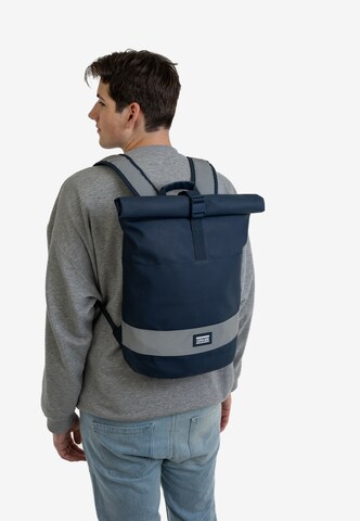 OAK25 - Mochila 'Everyday Rolltop' em azul: frente