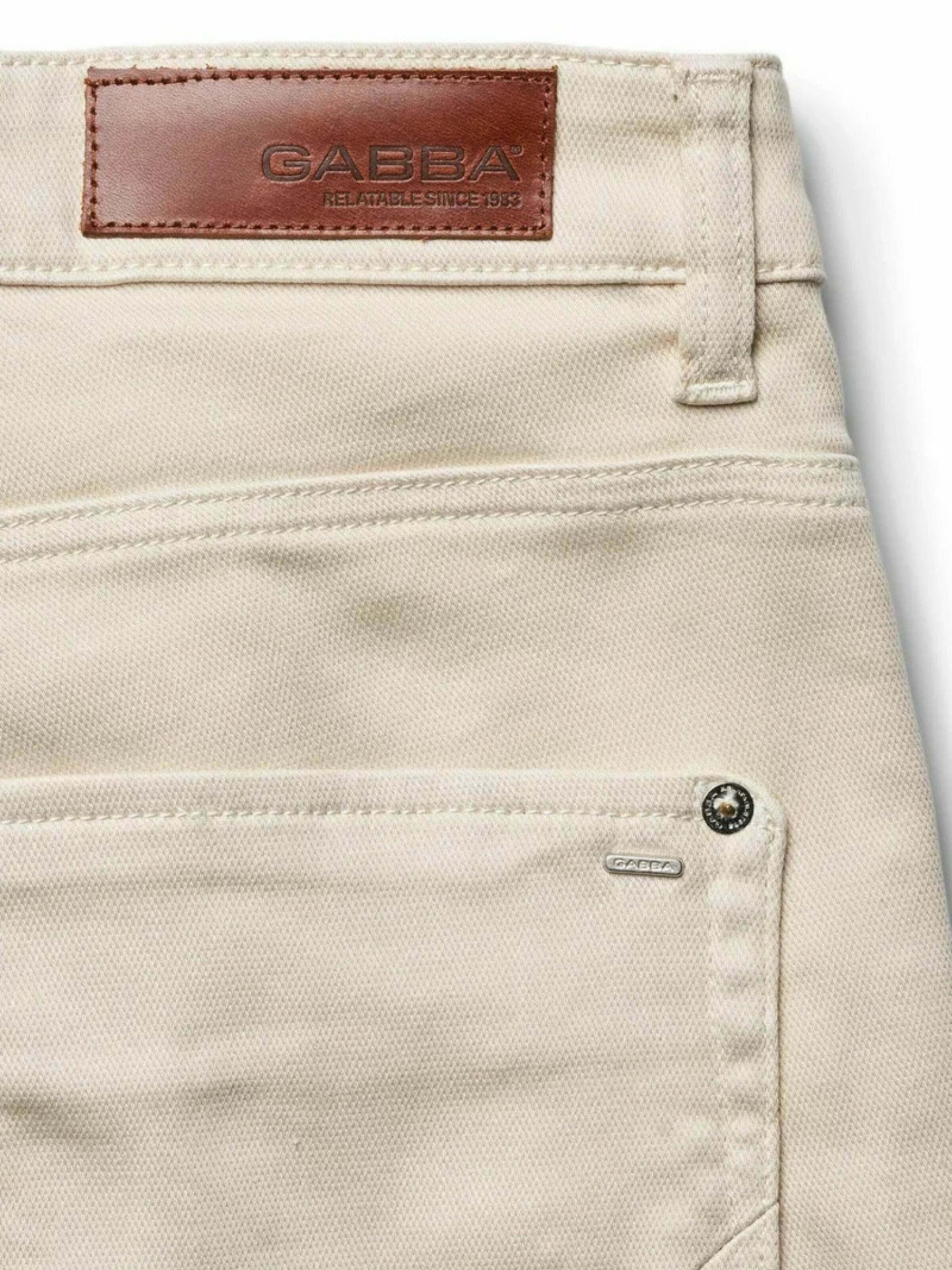 GABBA Regular Jeans 'Jason Sanza' in Beige