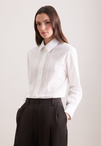 SEIDENSTICKER Blouse 'February Drop 261' in White: front