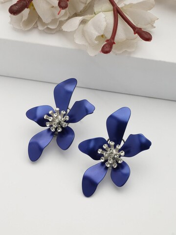 Boucles d'oreilles 'Beataya' AVANT-GARDE PARIS en bleu