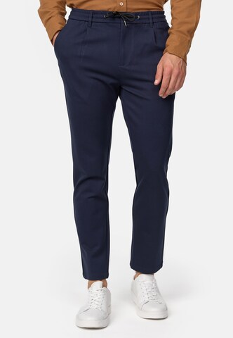 JEFF Regular Chino trousers 'Dyer' in Blue: front