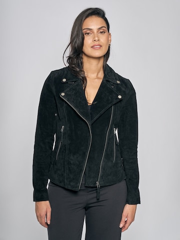 FREAKY NATIONPrijelazna jakna 'Taxi Driver' - crna boja: prednji dio