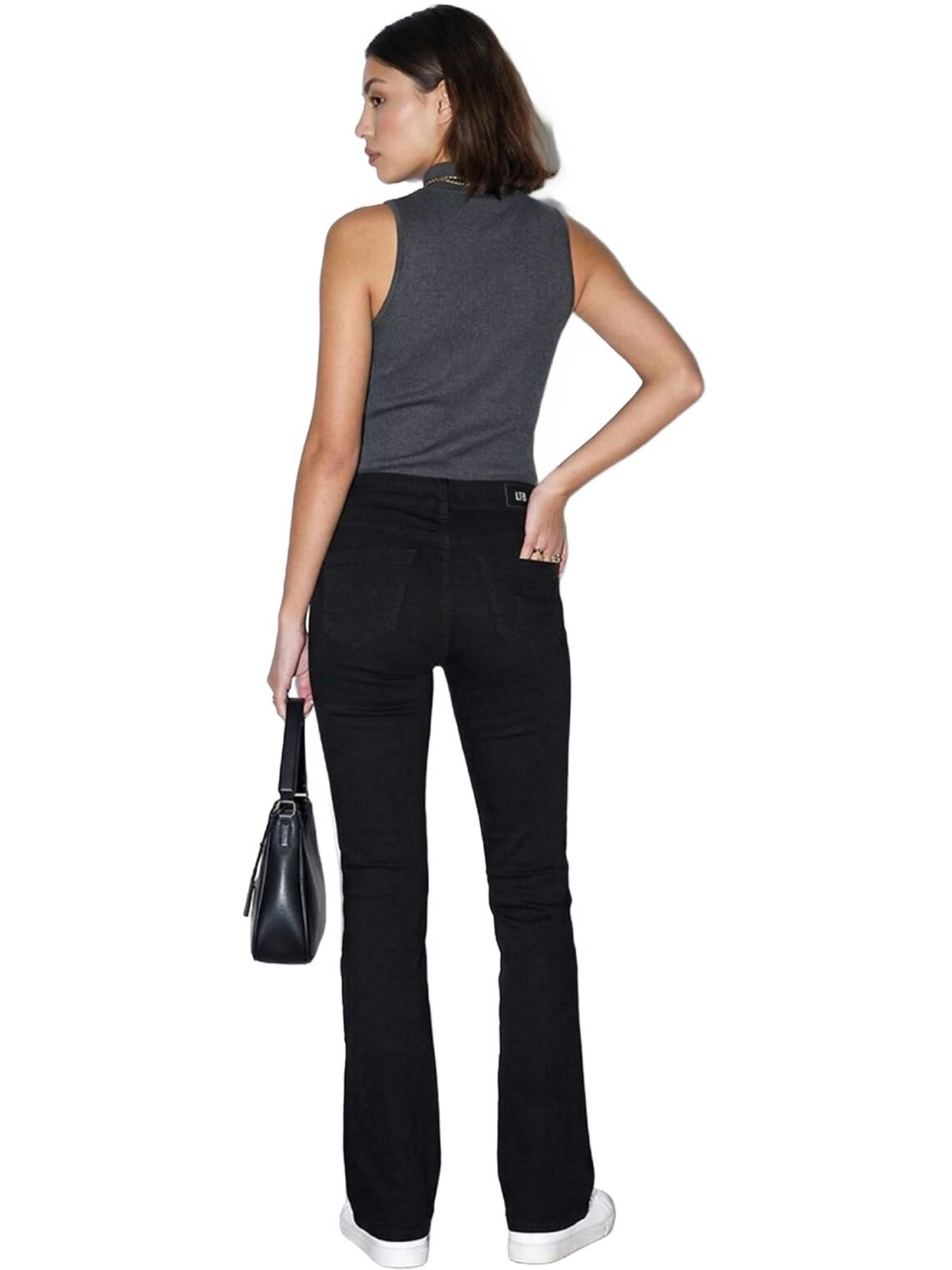Bootcut Jeans 'LTB Jeans Fallon Piece Leg Mid Waist Jeanshose' di LTB Jeans in nero