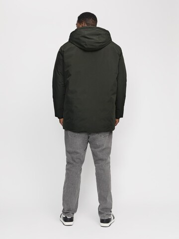 Jack & Jones Plus Overgangsparka 'JJPayne' i grøn