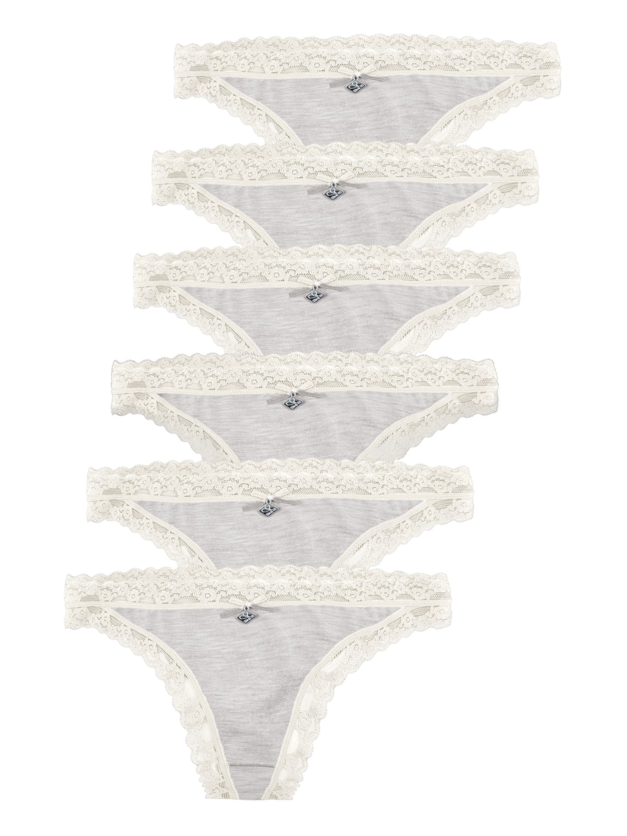 like it! Thong 'Kim' in Beige: front