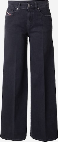 DIESELWide Leg/ Široke nogavice Traperice '1978 D-AKEMI' - crna boja: prednji dio