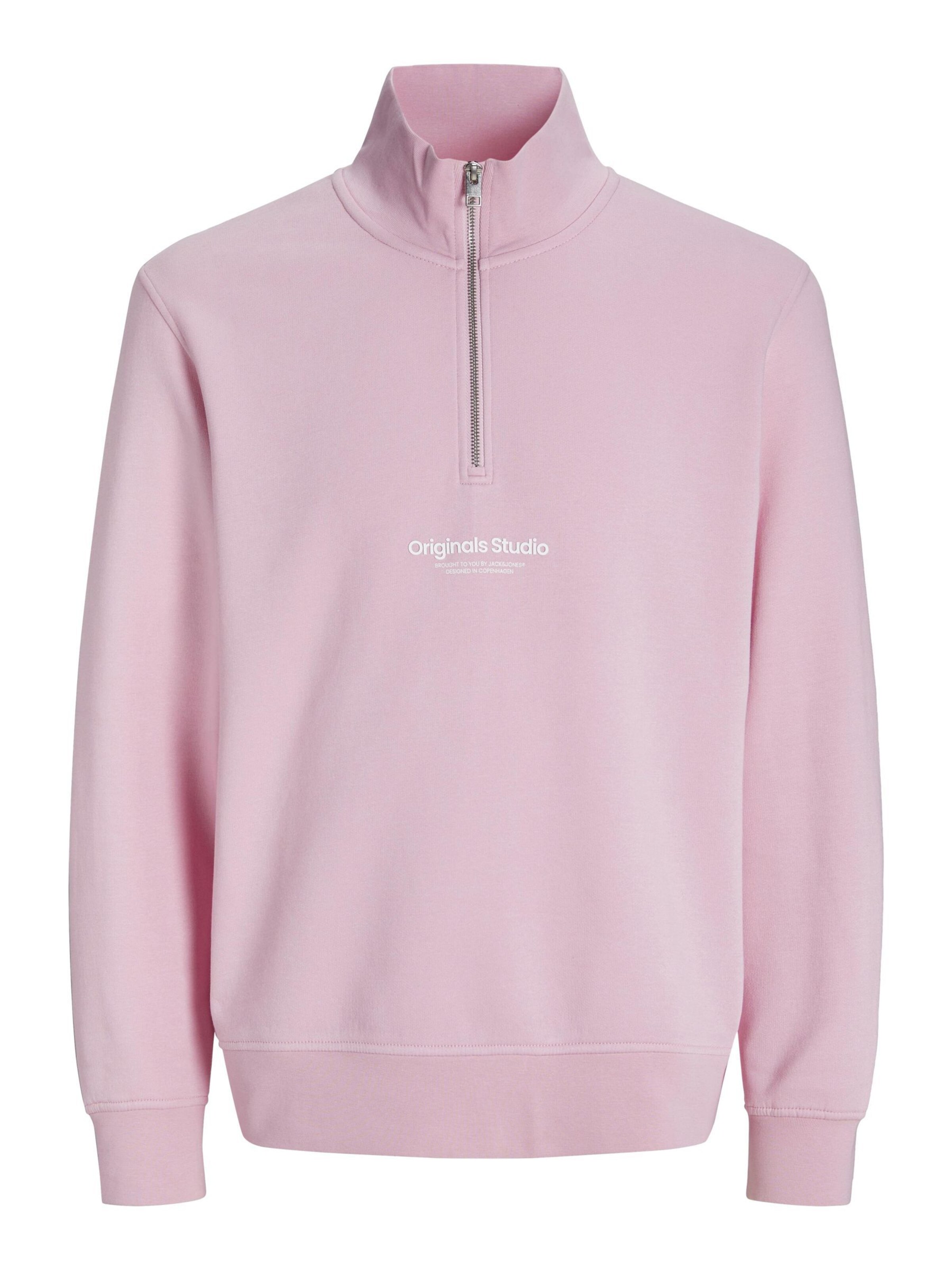 JACK & JONES Μπλούζα φούτερ 'JORVesterbro' σε ροζ: μπροστά