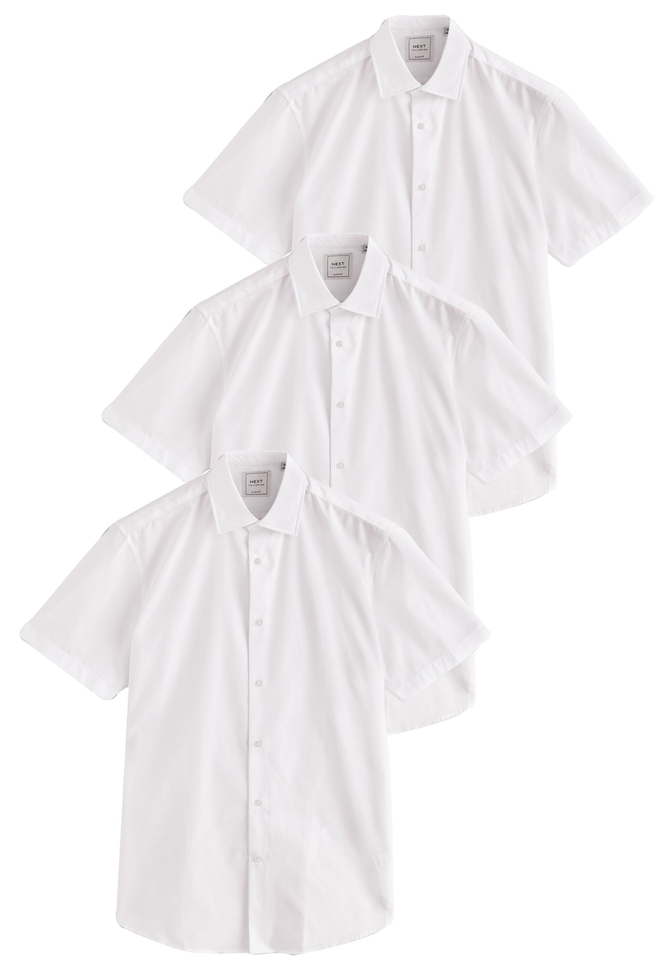 Regular fit Cămașă de la Next pe alb: față