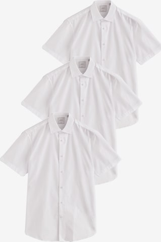 NextRegular Fit Košulja - bijela boja: prednji dio