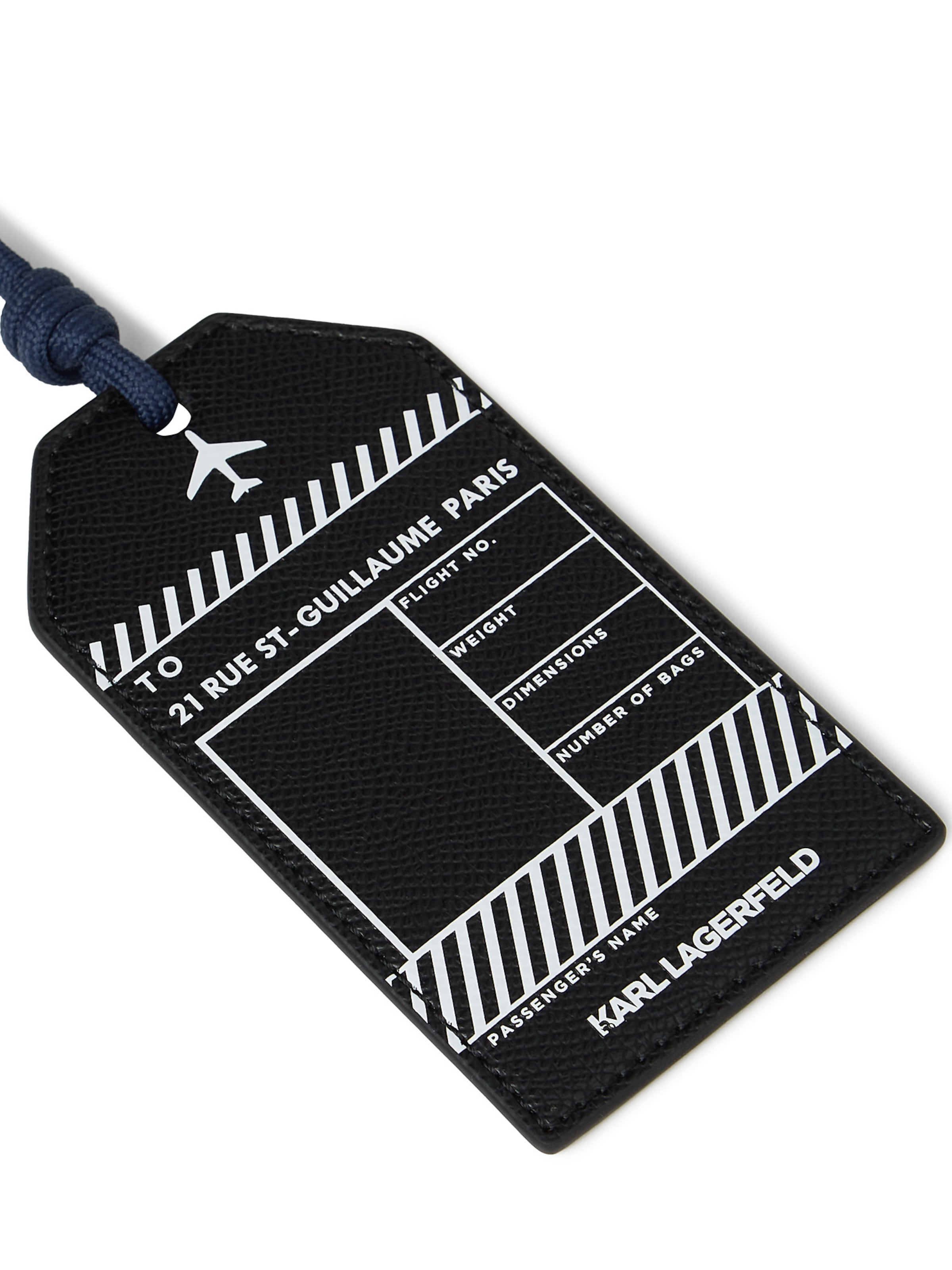 Karl Lagerfeld Nøglering 'Monogram' i sort