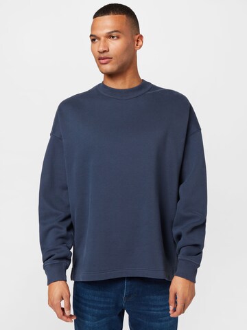 Abercrombie & Fitch Sweatshirt i blå: framsida