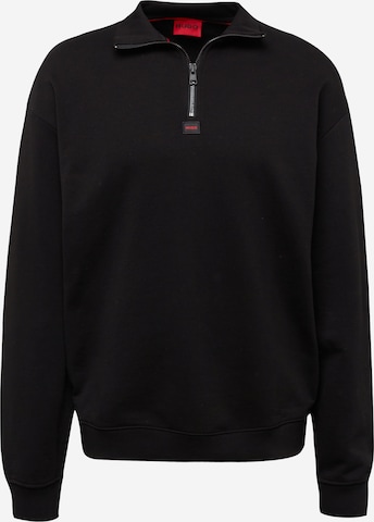 HUGO Sweatshirt 'DURTY' in Zwart: voorkant