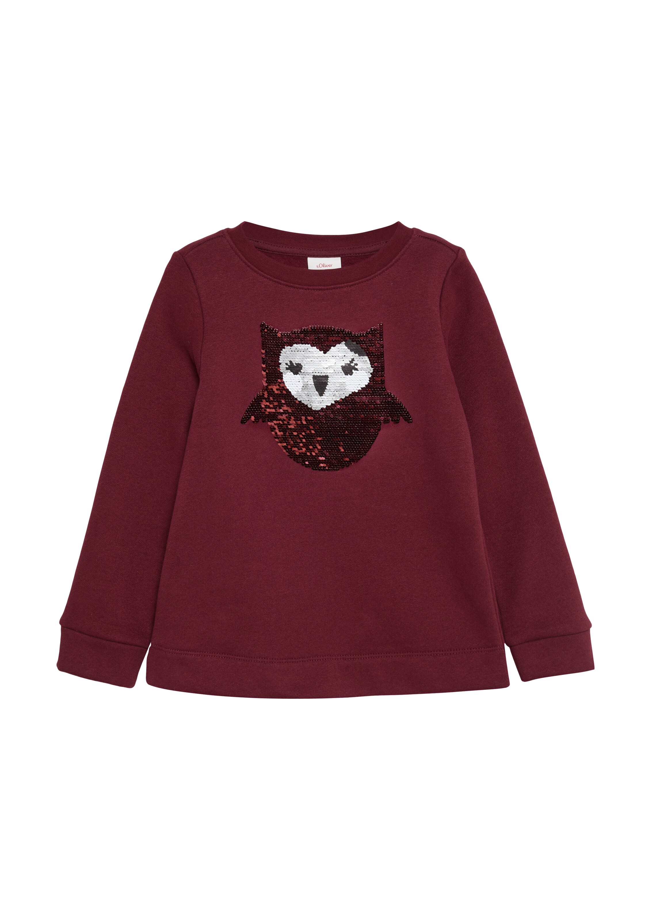 Sweat-shirt s.Oliver en rouge : devant