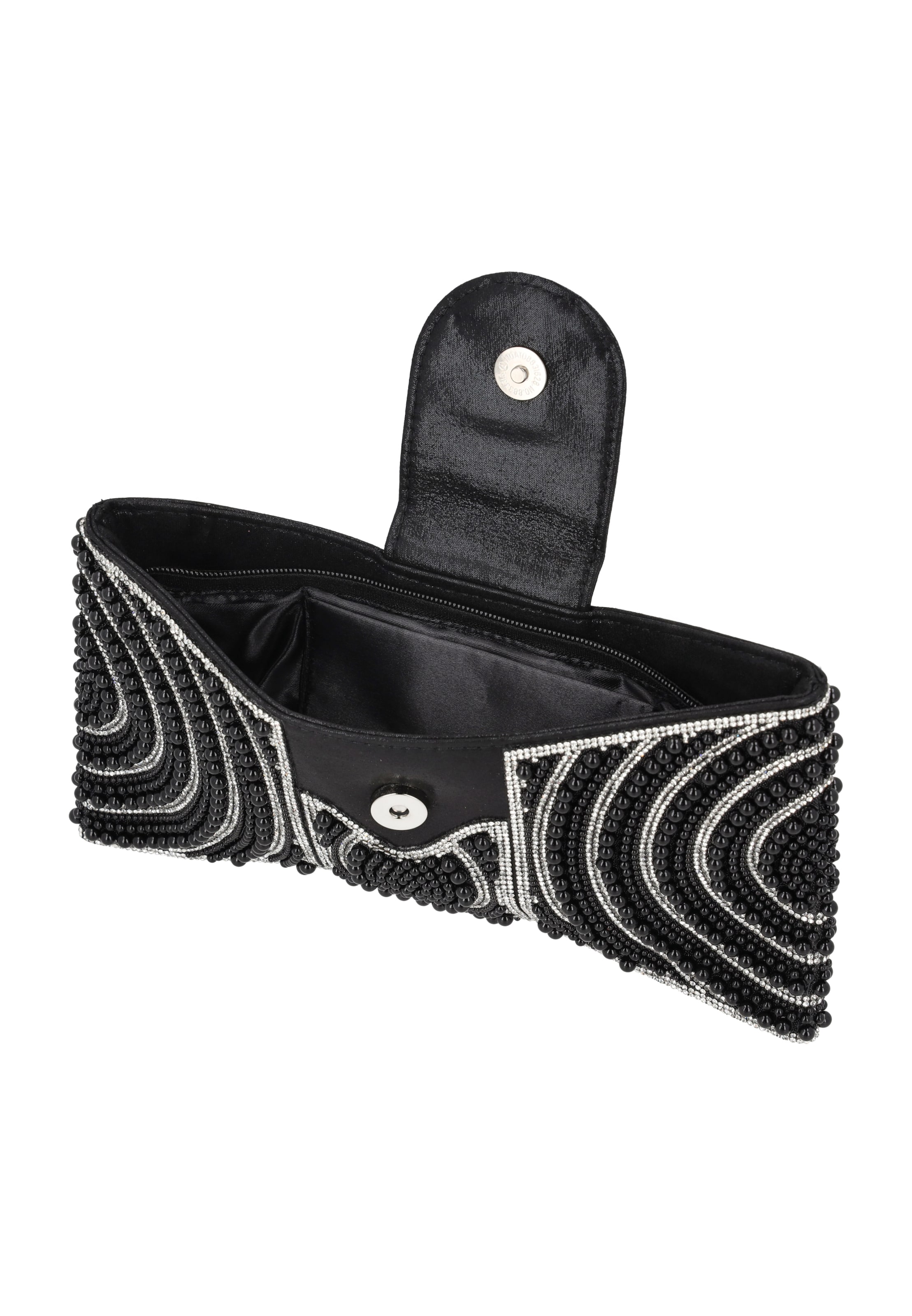 faina Clutch in Schwarz