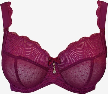 Invisible Soutien-gorge 'Clara' SugarShape en rouge : devant