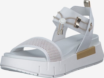 Nero Giardini Strap Sandals in White: front