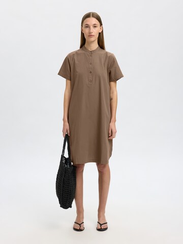 SELECTED FEMME Φόρεμα 'SLFBLAIR' σε καφέ