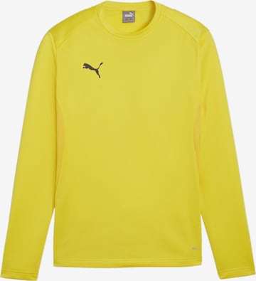 PUMA Sports sweatshirt in Yellow: front