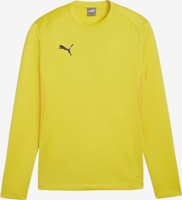 PUMA Athletic Sweatshirt in Yellow: front