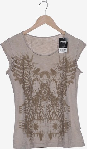 PLEASE T-Shirt M in Beige: predná strana