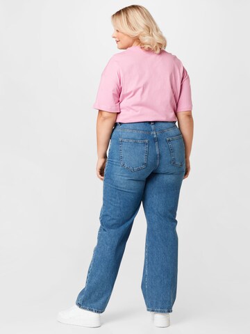 ONLY Carmakoma Wide leg Jeans 'Lope' in Blue