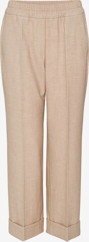 Pantaloni con pieghe 'Maikito' di OPUS in beige: frontale