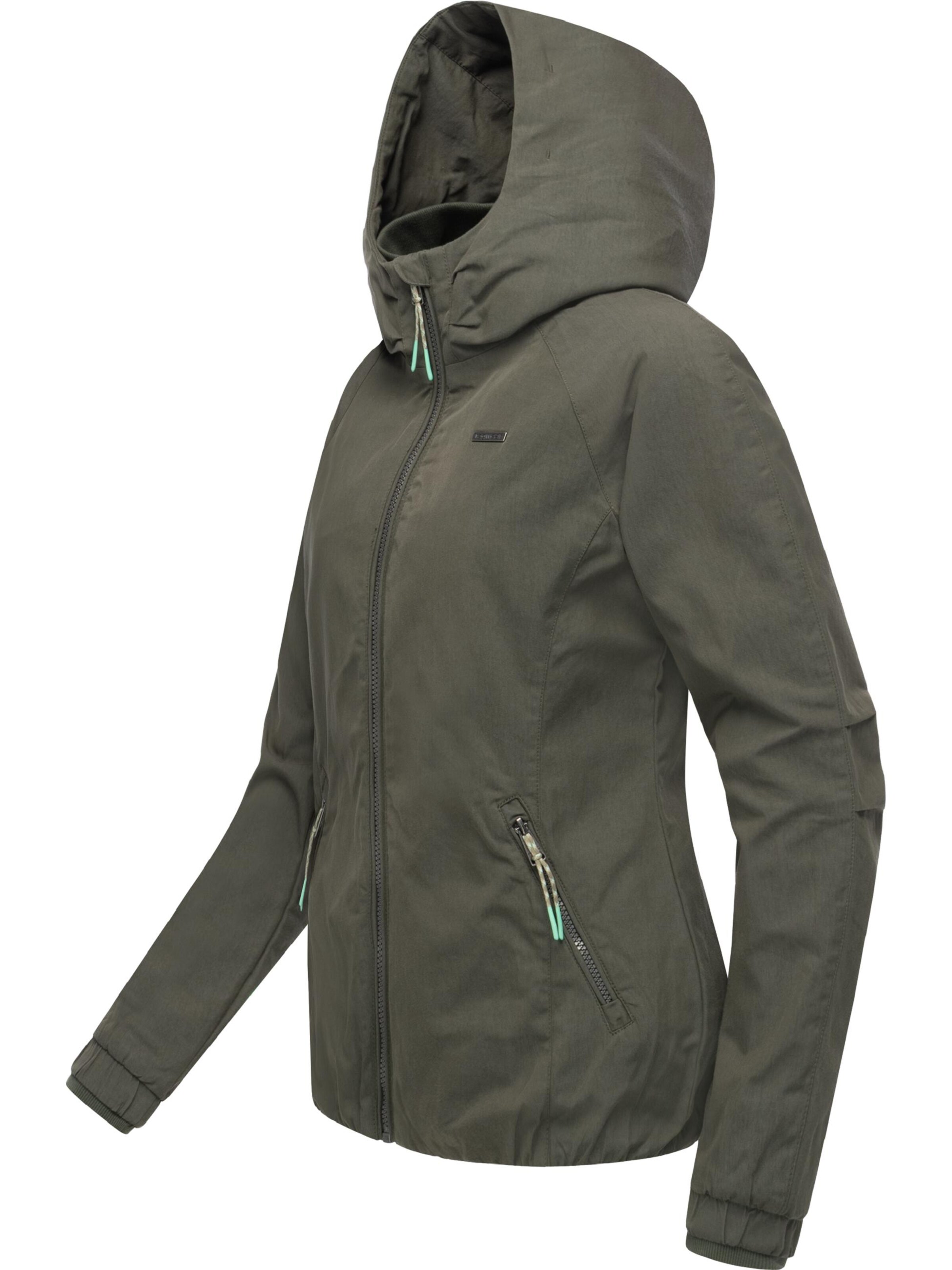 Ragwear Weatherproof jacket 'Dizzie' in Green